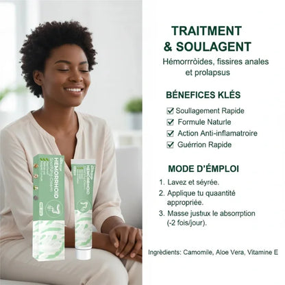Crème à base de plantes pour hémorroïdes - Livraison a domicile - 30$