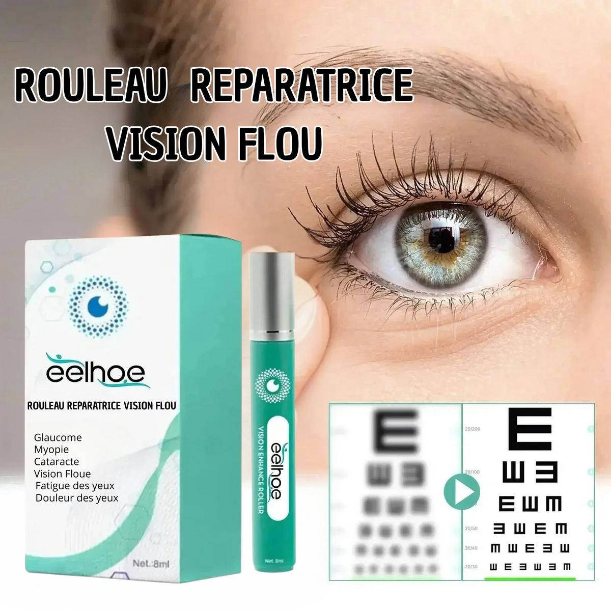 VISION ROLLER : La clarté à Vos Yeux Pour Toutes Maladies Des YEUX-Disponible a Kinshasa-Lubumbashi