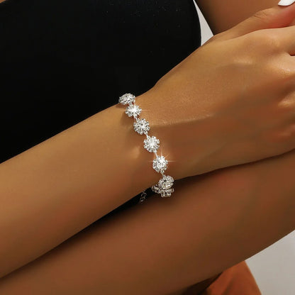 Ensemble de bijoux élégant en strass 3 pièces (RDC)- Idéal pour : Mariages, soirées, et cadeaux.